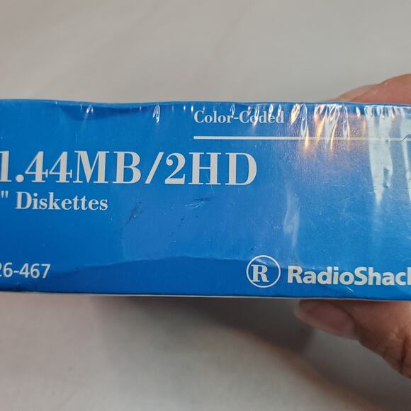 Radio Shack Floppy Diskettes 1.44 MB/2HD 3.5" 1 Pack of 10 Color Coded 26-467 - Picture 8 of 8
